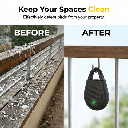 🐦 Keep Birds & Pests Away — Portable Ultrasonic Bird Repellent Keychain