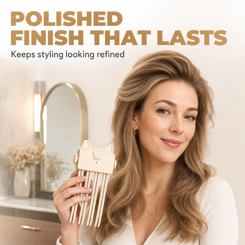 Wireless Heated Volumizing Root Lift Clip | Salon Crown Volume for Fine Flat Hair