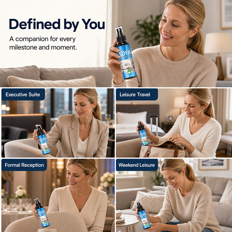 🛋️✨No‑Rinse Fabric Cleaner Spray – fresh in minutes! 🧼💨