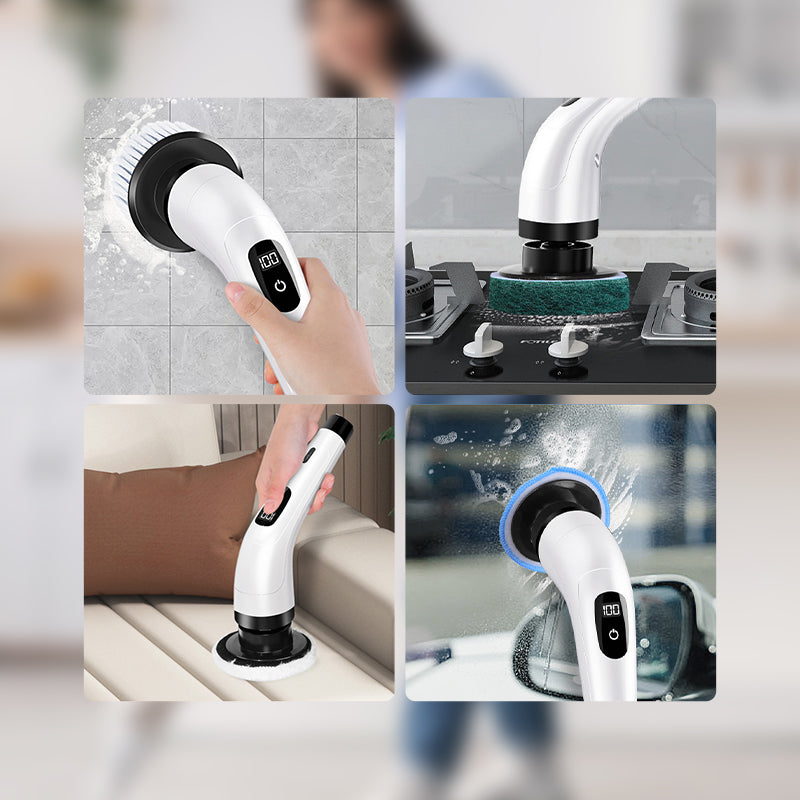 Electric Spin Scrubber, Cordless Bath Tub Power Scrubber
