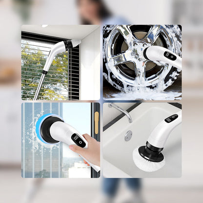Electric Spin Scrubber, Cordless Bath Tub Power Scrubber