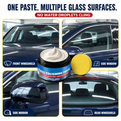 🔥Car Glass Oil Film Remover – Eliminates Glare & Wiper Smears, Repels Rain🚗
