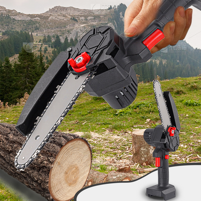🪓 Brushless portable mini saw—powerful motor, lightweight and ergonomic. 🌳🔋