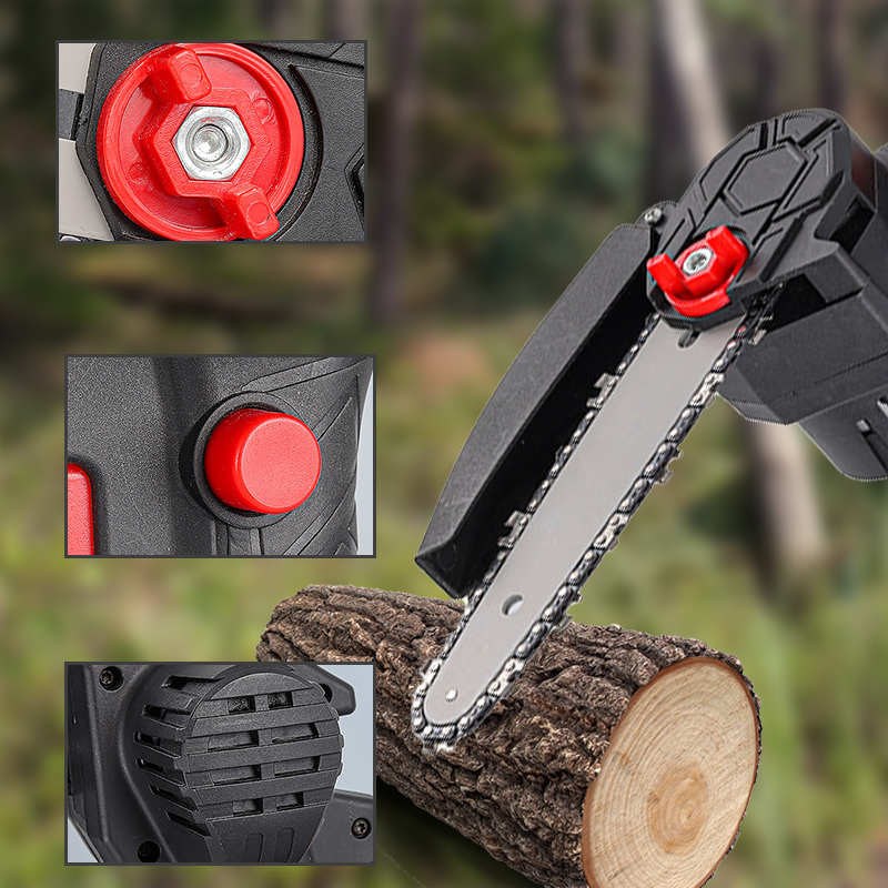 🪓 Brushless portable mini saw—powerful motor, lightweight and ergonomic. 🌳🔋