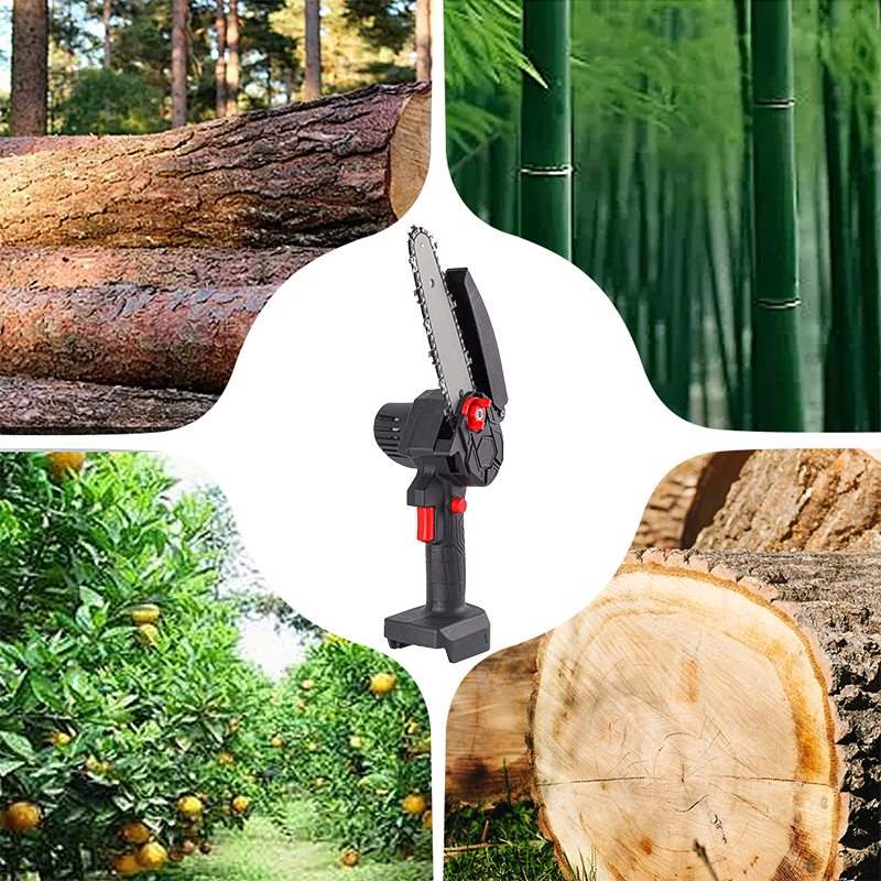 🪓 Brushless portable mini saw—powerful motor, lightweight and ergonomic. 🌳🔋