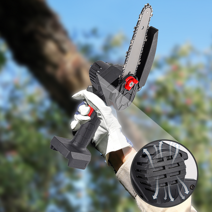 🪓 Brushless portable mini saw—powerful motor, lightweight and ergonomic. 🌳🔋