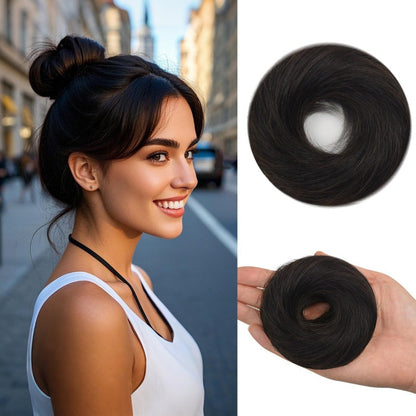 🏆🔥✨ Create a chic, effortless bun in no time at all 💖
