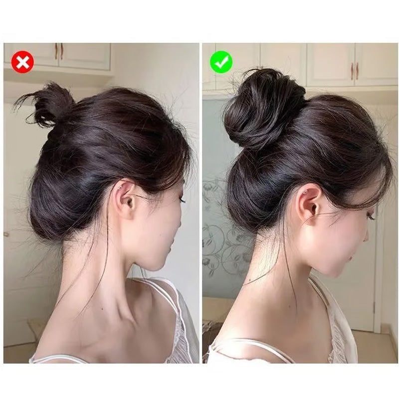 🏆🔥✨ Create a chic, effortless bun in no time at all 💖