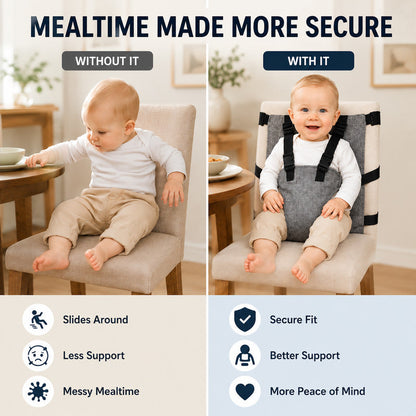 📢Portable Baby High Chair Safety Harness Strap
