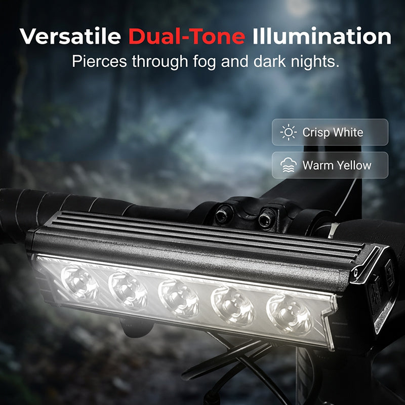 🚴 2000-Lumen Rechargeable Bike Light for Night Riding