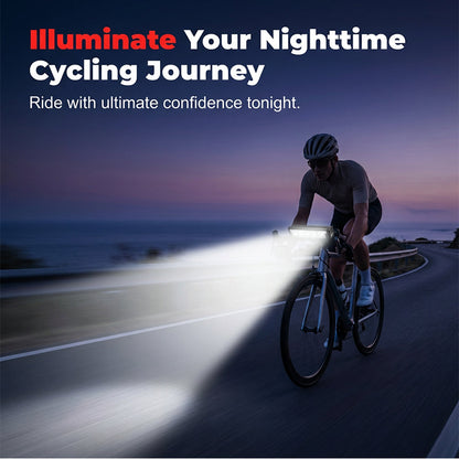 🚴 2000-Lumen Rechargeable Bike Light for Night Riding