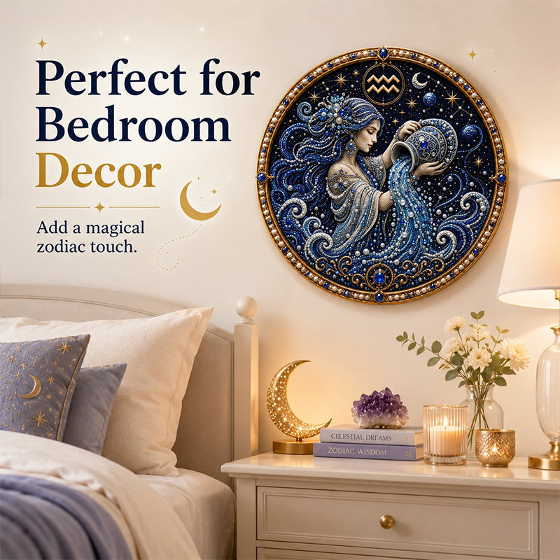 ♈✨ Premium 3D Pearl 12 Zodiac Signs Art Kit | DIY Handmade Astrology Decor 🌙💎
