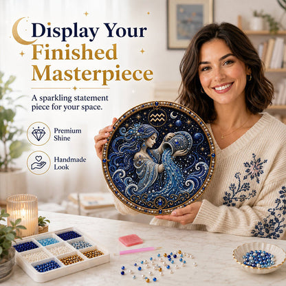♈✨ Premium 3D Pearl 12 Zodiac Signs Art Kit | DIY Handmade Astrology Decor 🌙💎