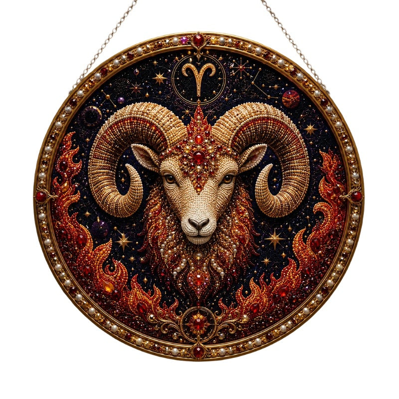 ♈✨ Premium 3D Pearl 12 Zodiac Signs Art Kit | DIY Handmade Astrology Decor 🌙💎