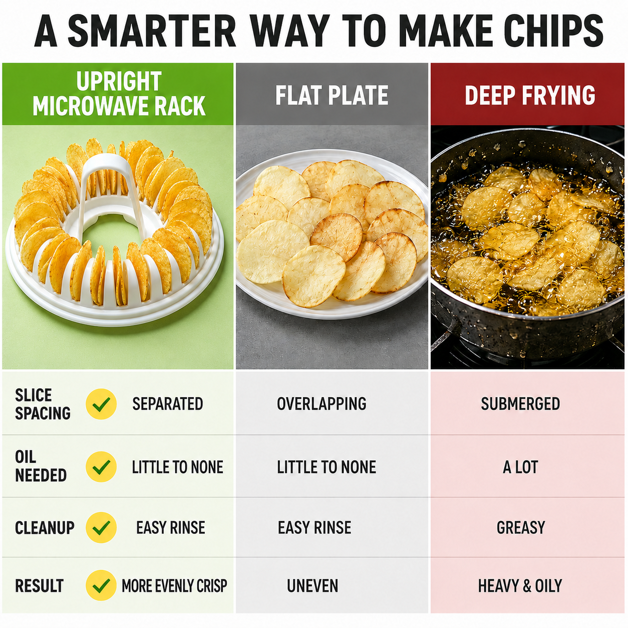 DIY Microwave Potato Chip Maker – Make Crispy Homemade Chips in Minutes