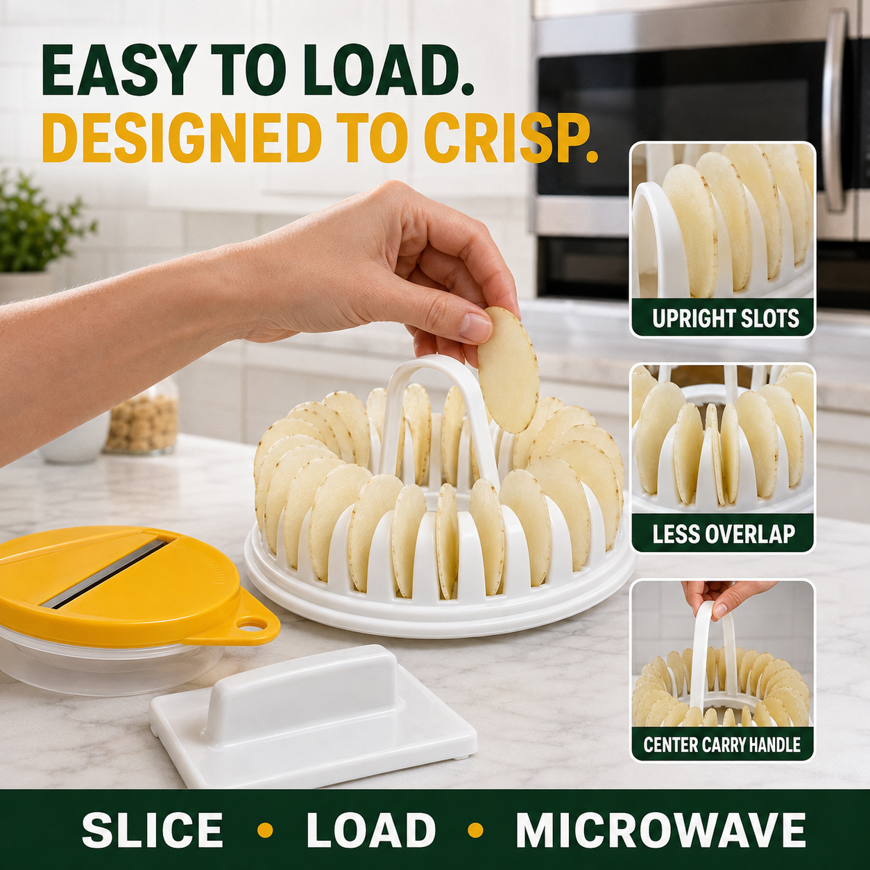 DIY Microwave Potato Chip Maker – Make Crispy Homemade Chips in Minutes