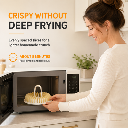 DIY Microwave Potato Chip Maker – Make Crispy Homemade Chips in Minutes