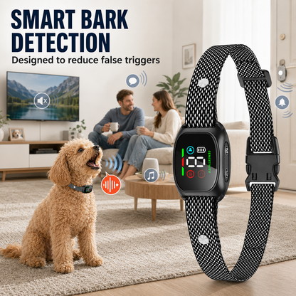 🐕🐾Anti Bark Collar – Smart anti‑false triggering filters out other barks. 💦✅