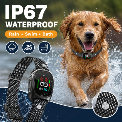 🐕🐾Anti Bark Collar – Smart anti‑false triggering filters out other barks. 💦✅