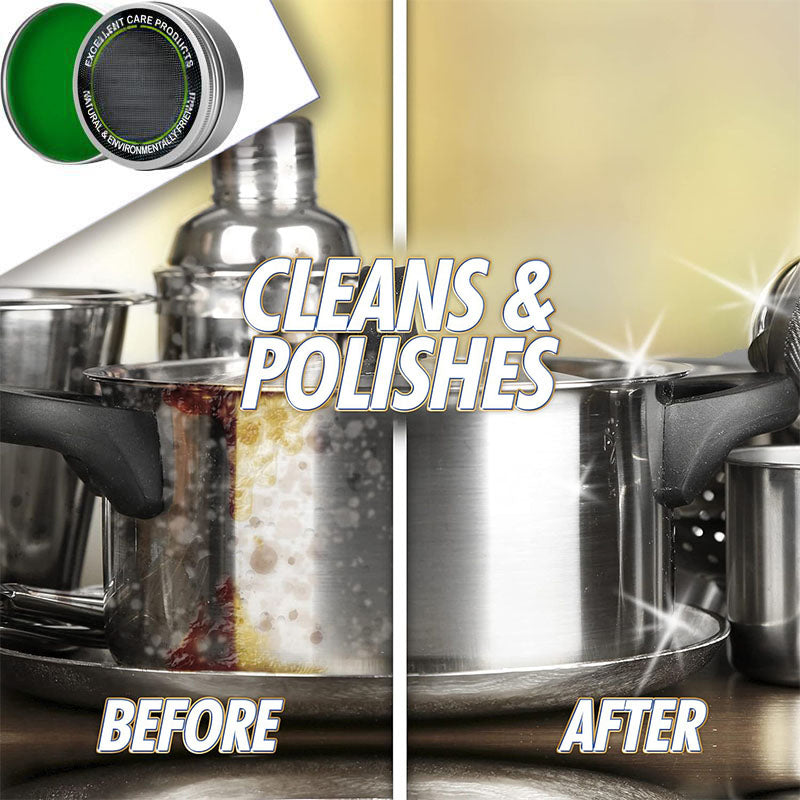 Polish Any Metal Instantly! No-Scrub Anti-Rust Mirror Wax