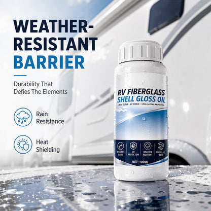 🚐✨ RV Fiberglass Shine Restorer – Revive Gloss & Protect the Finish