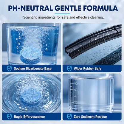 Car Windshield Cleaning Effervescent Tablets