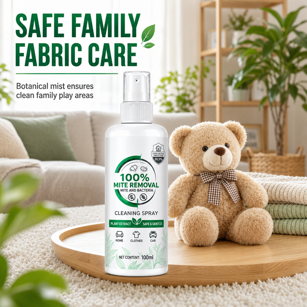 🌿Vegetable Mite Spray for Bed & Textiles | Helps Reduce Mites, Odors & Allergens