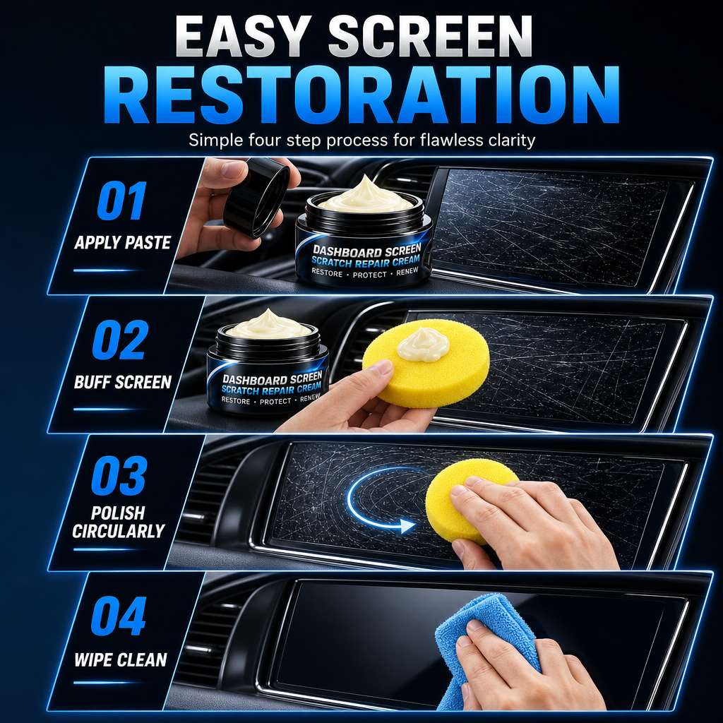 Car Dashboard & Center Console Scratch Polishing Cream
