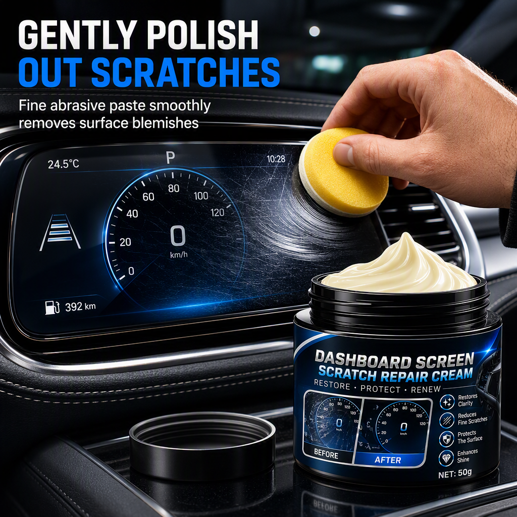 Car Dashboard & Center Console Scratch Polishing Cream