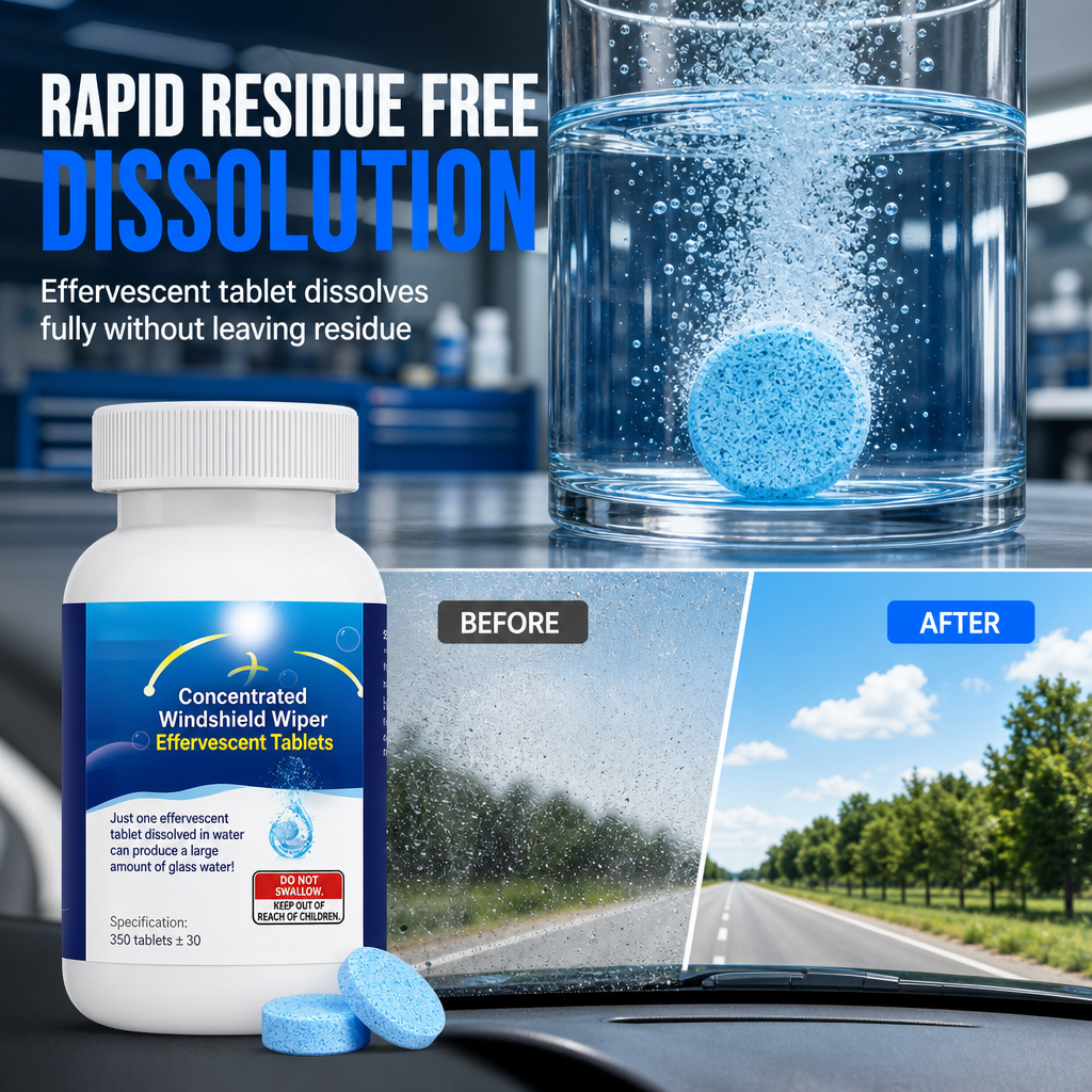 Car Windshield Washer Effervescent Tablets
