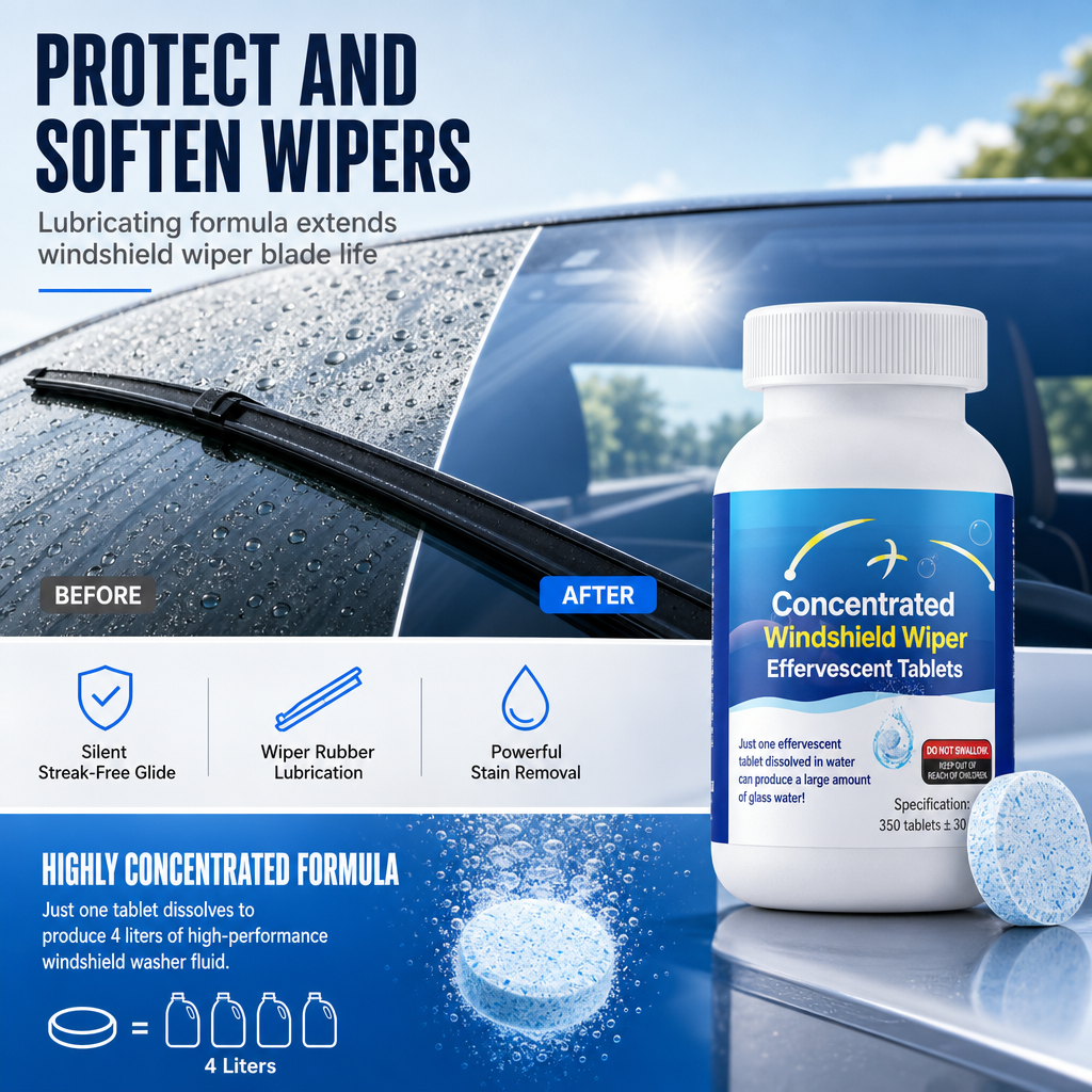 Car Windshield Washer Effervescent Tablets