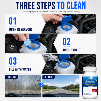 Car Windshield Washer Effervescent Tablets