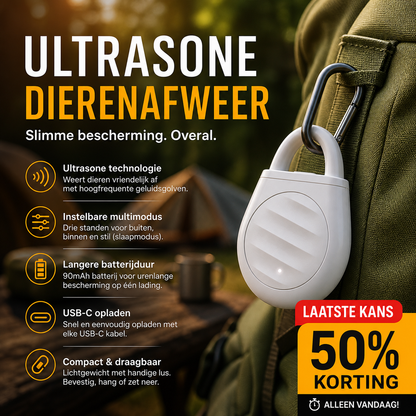 🐦 Keep Birds & Pests Away — Portable Ultrasonic Bird Repellent Keychain